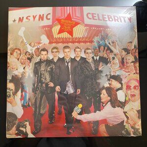 NSYNC - Celebrity LT ED Urban Outfitters Cotton Candy Vinyl Record LP  - SEALED